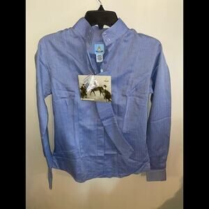 ACADEMY EQUESTRIAN WOMENS “SHOW” SHIRT SIZE 34 NWT